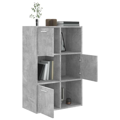 Armadietto Grigio Cemento 60x29,5x90 cm in Legno Multistrato | homemem39