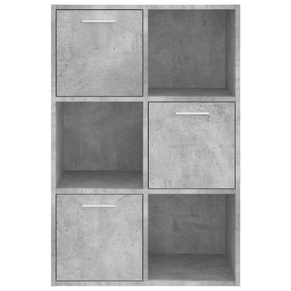 Armadietto Grigio Cemento 60x29,5x90 cm in Legno Multistrato | homemem39