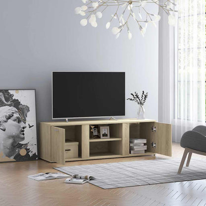 Mobile Porta TV Rovere Sonoma 120x34x37 cm in Legno Multistrato - homemem39