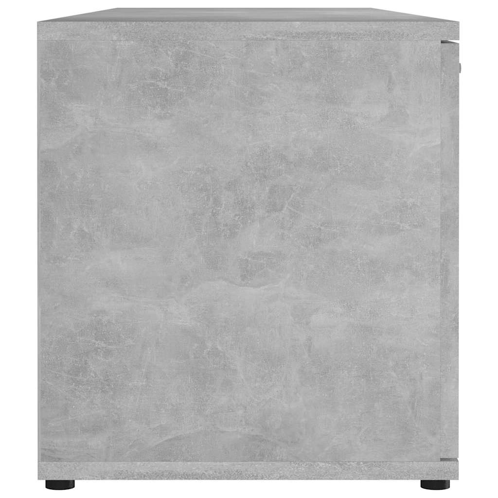 Mobile Porta TV Grigio Cemento 120x34x37cm in Legno Multistrato - homemem39