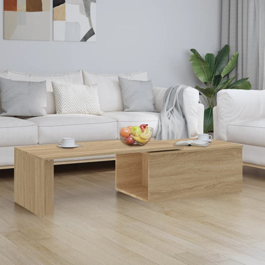 Tavolino da Salotto Rovere Sonoma 150x50x35cm Legno Multistrato | homemem39