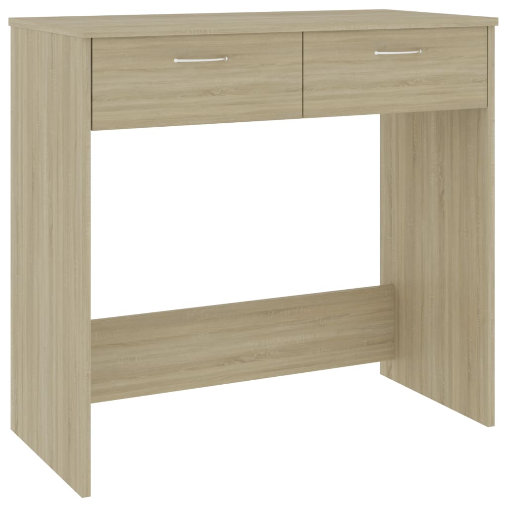 Scrivania Rovere Sonoma 80x40x75 cm in Legno Multistrato - homemem39