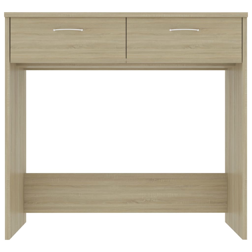 Scrivania Rovere Sonoma 80x40x75 cm in Legno Multistrato - homemem39