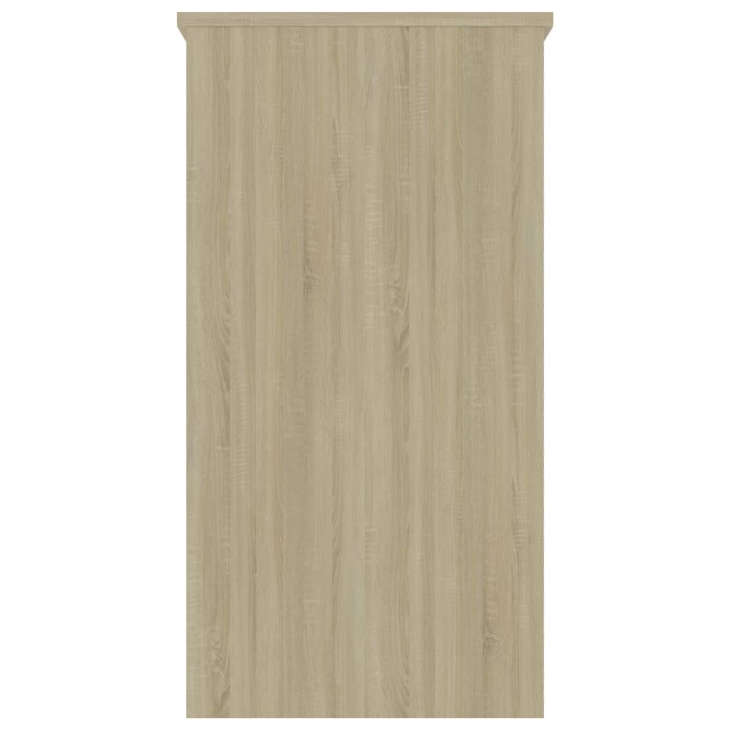 Scrivania Rovere Sonoma 80x40x75 cm in Legno Multistrato - homemem39