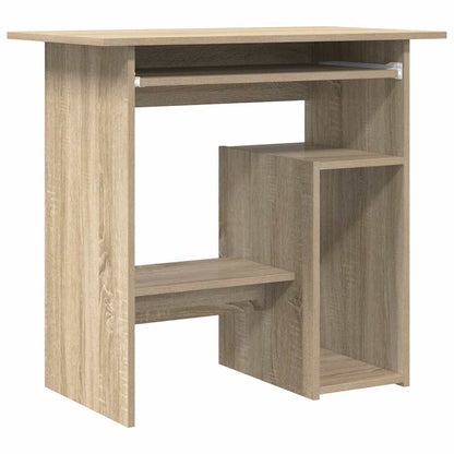 Scrivania Rovere Sonoma 80x45x74 cm in Legno Multistrato - homemem39