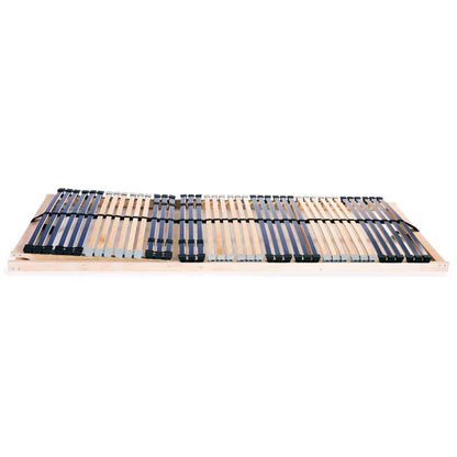 Reti a Doghe 2 pz 7 Zone con 42 Doghe in Legno 80x200 cm | homemem39