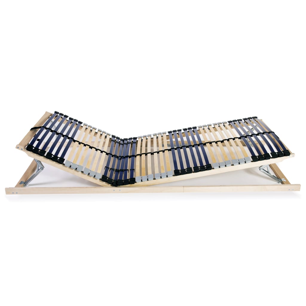 Reti a Doghe 2 pz 7 Zone con 42 Doghe in Legno 90x200 cm | homemem39