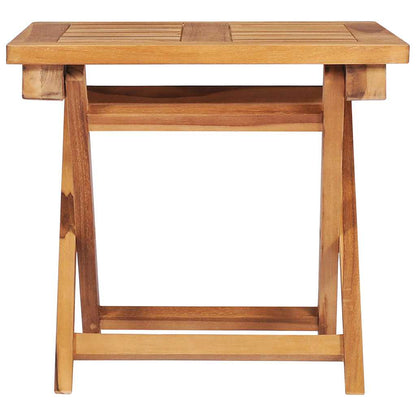 Lettini Prendisole 2 pz con Tavolo in Legno Massello di Teak - homemem39