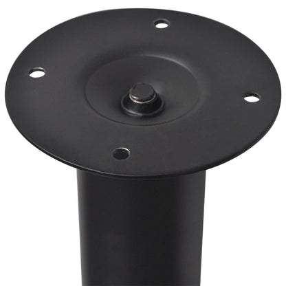 Gambe Telescopiche per Tavolo 4 pz Nero 710-1100 mm - homemem39