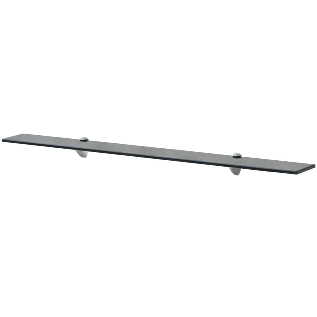 Mensole Galleggianti 2 pz in Vetro 100x10 cm 8 mm | homemem39