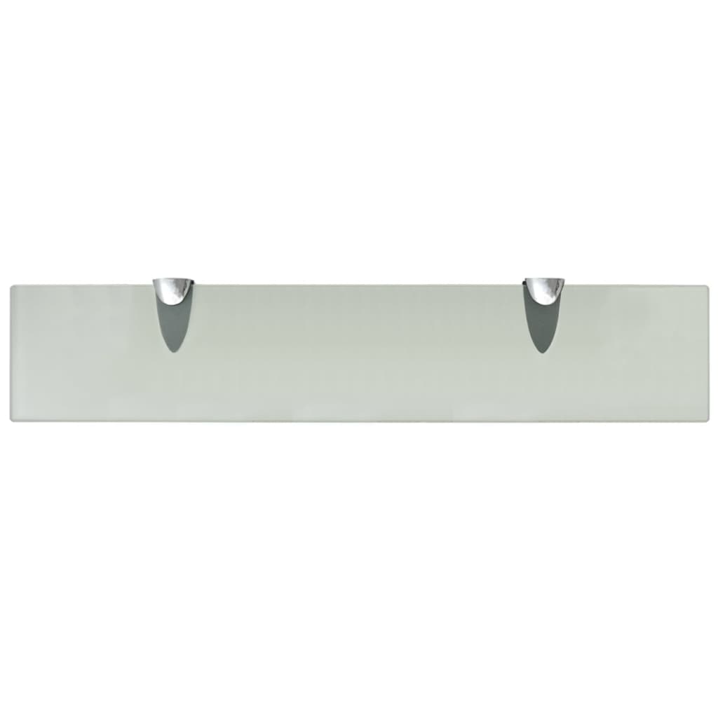 Mensole Galleggianti 2 pz in Vetro 50x10 cm 8 mm | homemem39