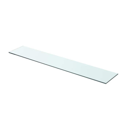 Mensole in Vetro Trasparente 2 pz 80x15 cm | homemem39