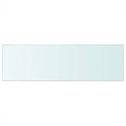 Mensole in Vetro Trasparente 2 pz 80x25 cm - homemem39