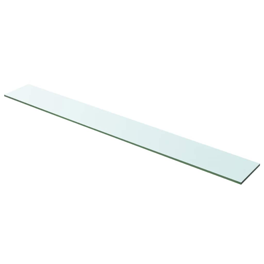 Mensole in Vetro Trasparente 2 pz 100x12 cm | homemem39