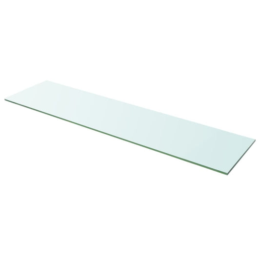 Mensole in Vetro Trasparente 2 pz 100x25 cm - homemem39