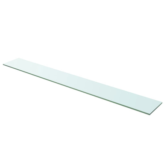 Mensole in Vetro Trasparente 2 pz 110x15 cm - homemem39