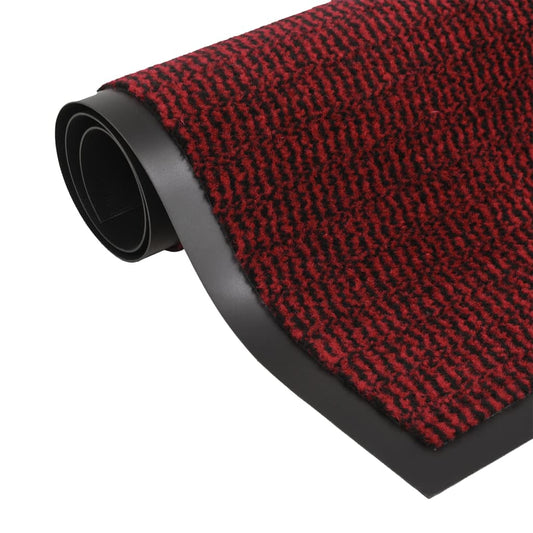 Tappeti Antipolvere 2 pz Rettangolari Trapuntati 40x60 cm Rossi - homemem39
