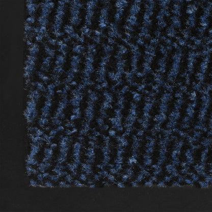 Tappeti Antipolvere 2 pz Rettangolari Trapuntati 40x60 cm Blu - homemem39
