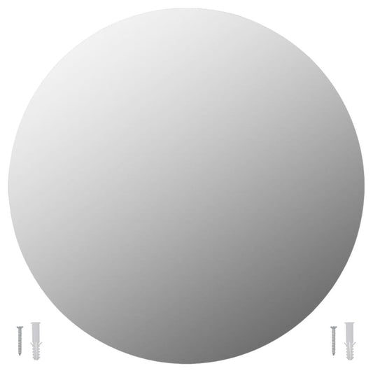 Specchi da Parete 2 pz 70 cm in Vetro Circolari - homemem39