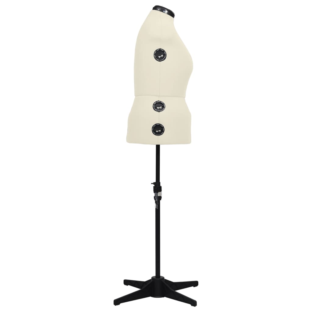 Manichino Femminile Regolabile Crema Taglia L 44-50 - homemem39