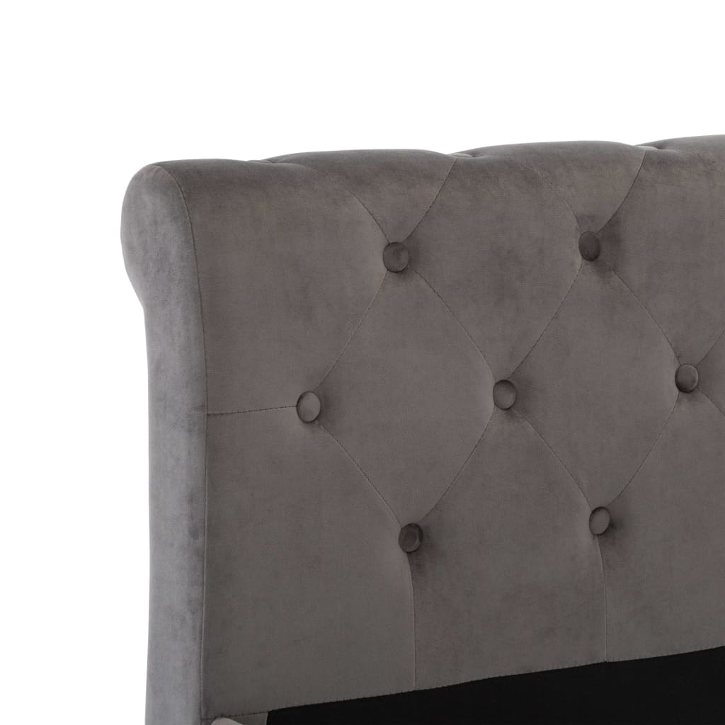 Giroletto Grigio in Velluto 100x200 cm | homemem39