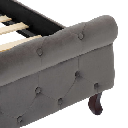 Giroletto Grigio in Velluto 100x200 cm | homemem39