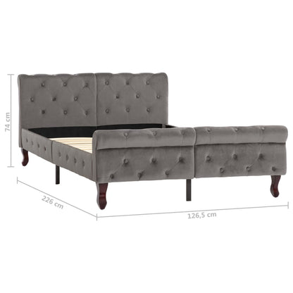 Giroletto Grigio in Velluto 120x200 cm | homemem39