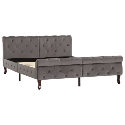 Giroletto Grigio in Velluto 140x200 cm | homemem39