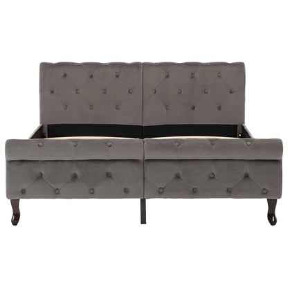 Giroletto Grigio in Velluto 140x200 cm | homemem39