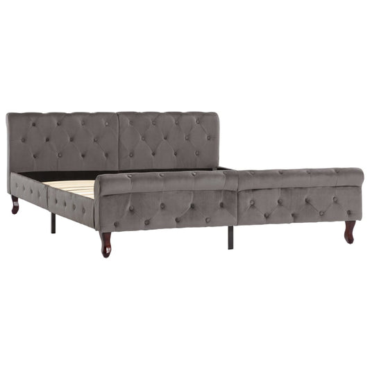 Giroletto Grigio in Velluto 160x200 cm | homemem39