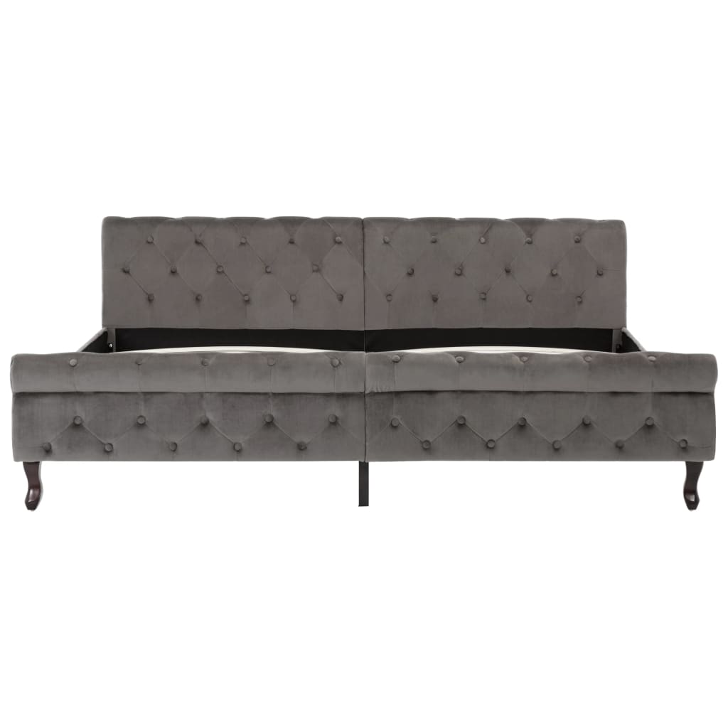 Giroletto Grigio in Velluto 200x200 cm | homemem39
