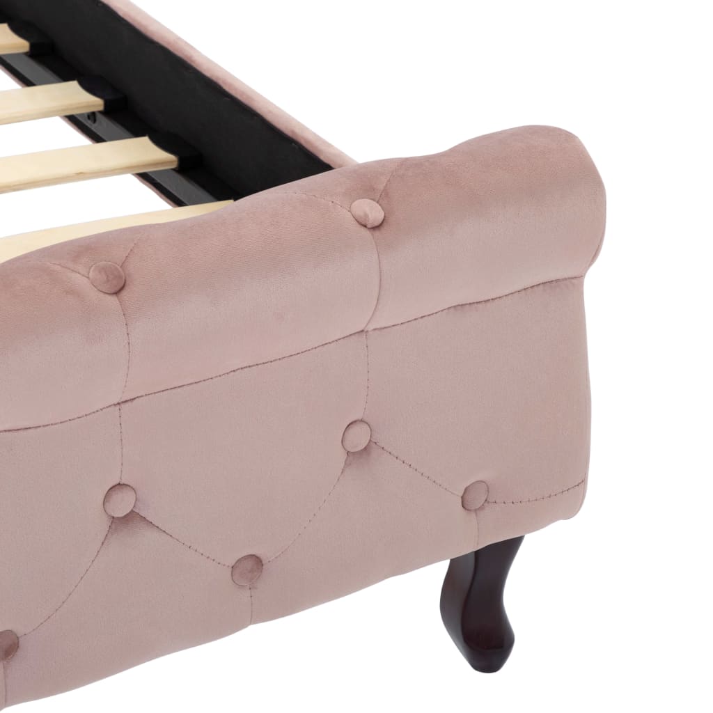 Giroletto Rosa in Velluto 90x200 cm | homemem39