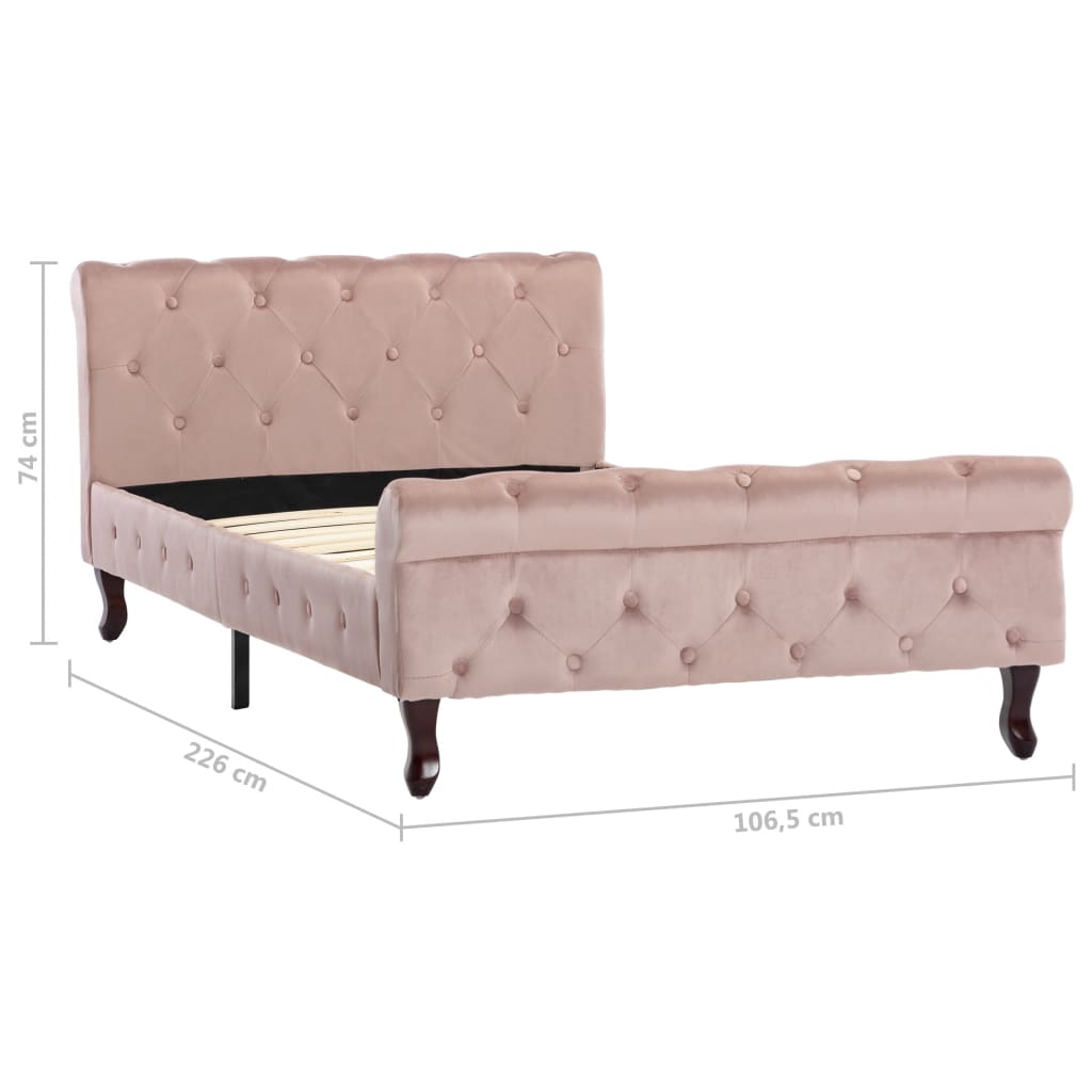 Giroletto Rosa in Velluto 100x200 cm | homemem39
