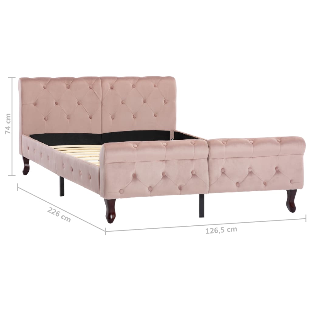 Giroletto Rosa in Velluto 120x200 cm | homemem39