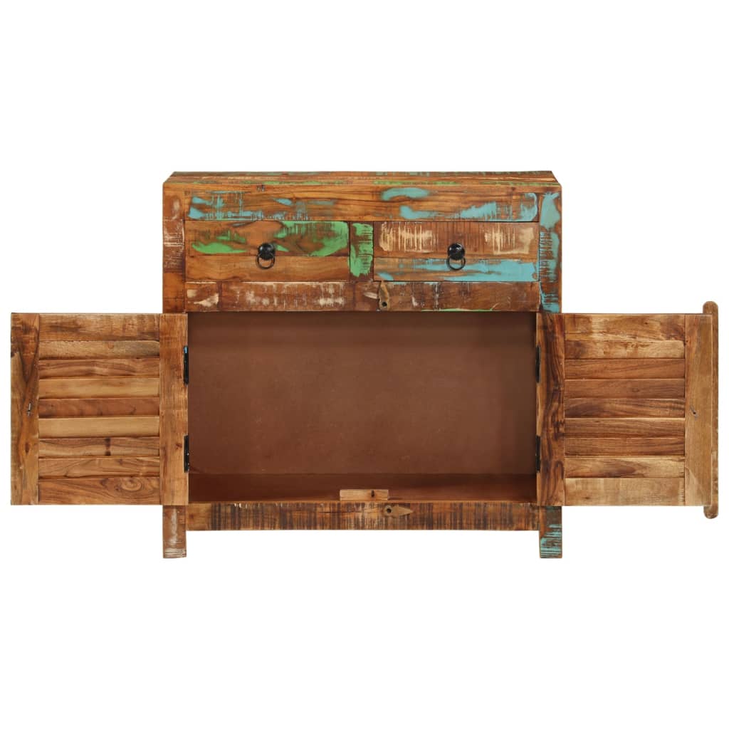 Credenza 70x30x68 cm in Legno Massello di Recupero - homemem39