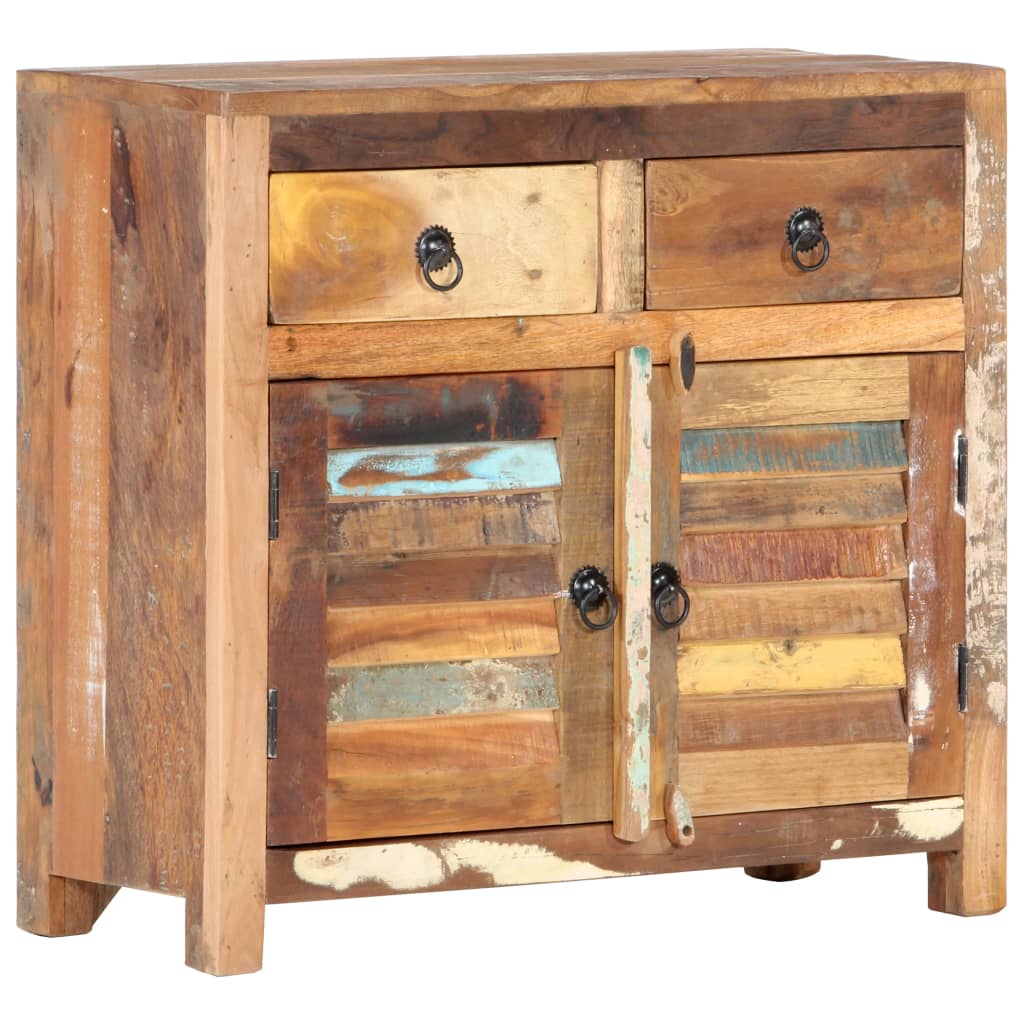 Credenza 70x30x68 cm in Legno Massello di Recupero - homemem39