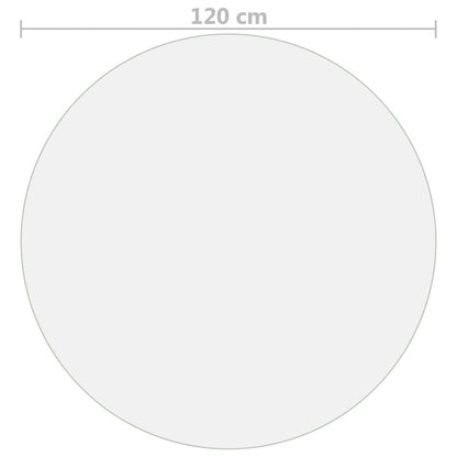 Protezione Tavolo Opaca Ø 120 cm 1,6 mm in PVC | homemem39
