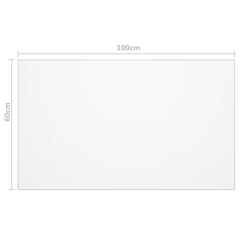 Protezione Tavolo Opaca 100x60 cm 1,6 mm PVC