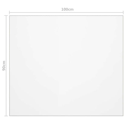 Protezione Tavolo Trasparente 100x90 cm 1,6 mm PVC