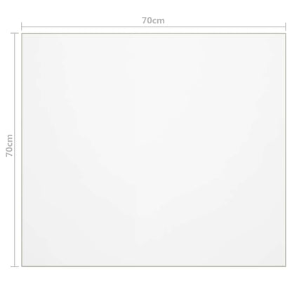 Protezione Tavolo Trasparente 70x70 cm 1,6 mm PVC | homemem39