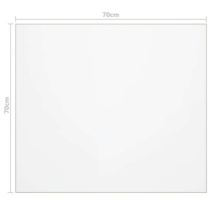 Protezione Tavolo Opaca 70x70 cm 1,6 mm PVC | homemem39
