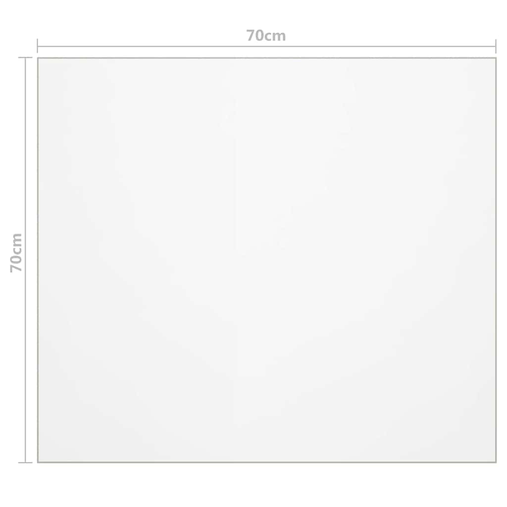 Protezione Tavolo Opaca 70x70 cm 1,6 mm PVC