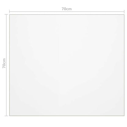Protezione Tavolo Opaca 70x70 cm 1,6 mm PVC