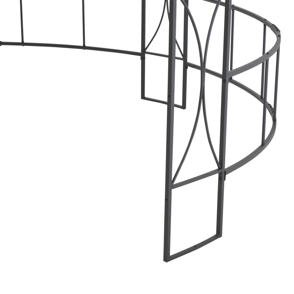 Gazebo 300x290 cm Bianco Rotondo | homemem39
