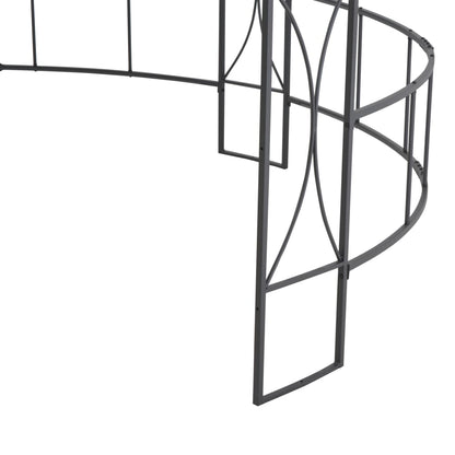 Gazebo 300x290 cm Bianco Rotondo | homemem39