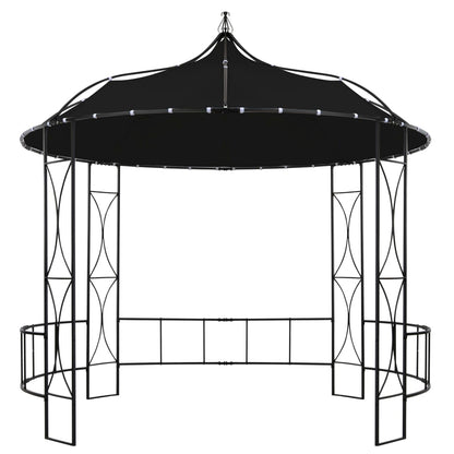 Gazebo 300x290 cm Antracite Rotondo | homemem39