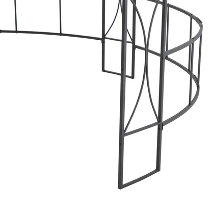 Gazebo 300x290 cm Antracite Rotondo | homemem39