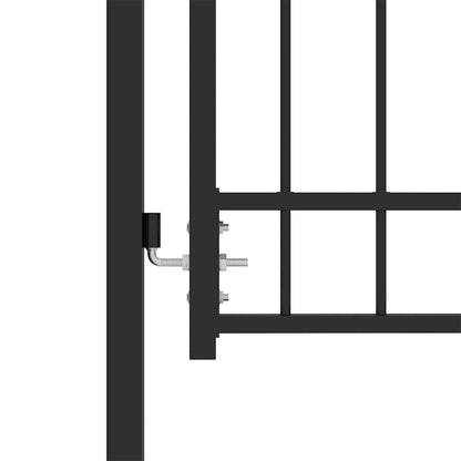 Cancello della recinzione con punte EMMEN 100 x 125 cm | homemem39