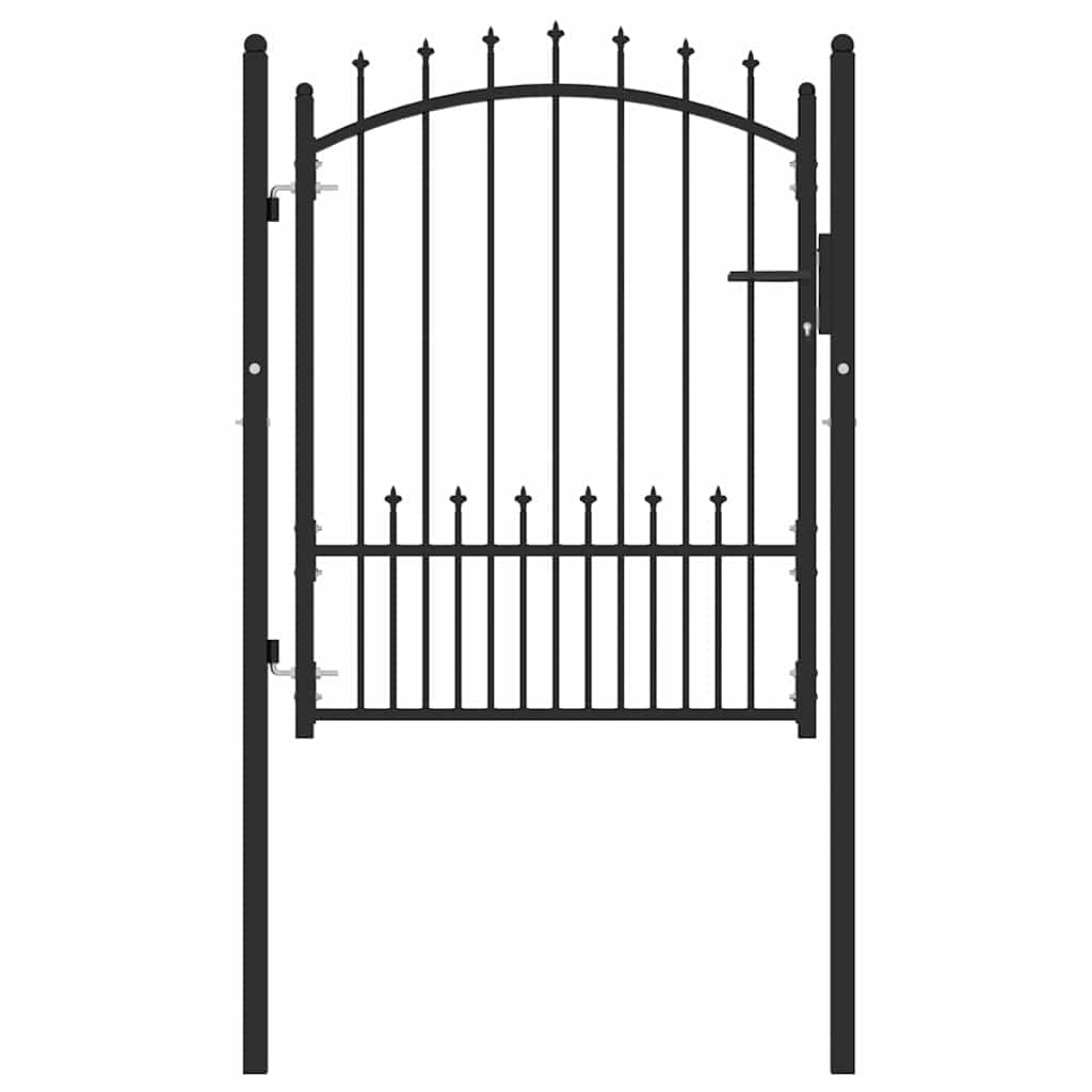 Cancello della recinzione con punte EMMEN 100 x 125 cm | homemem39