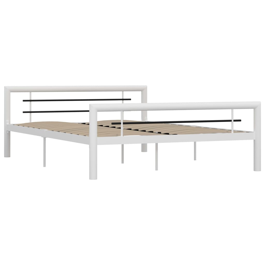 Giroletto Bianco e Nero in Metallo 120x200 cm | homemem39